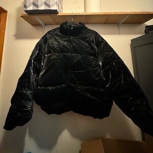 Plus size Black puffer jackets